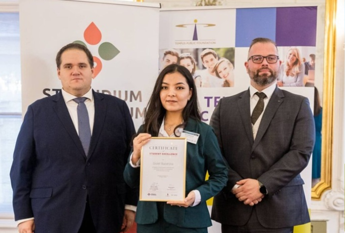 Hallgatónk elnyerte a Tempus Alapítvány díját