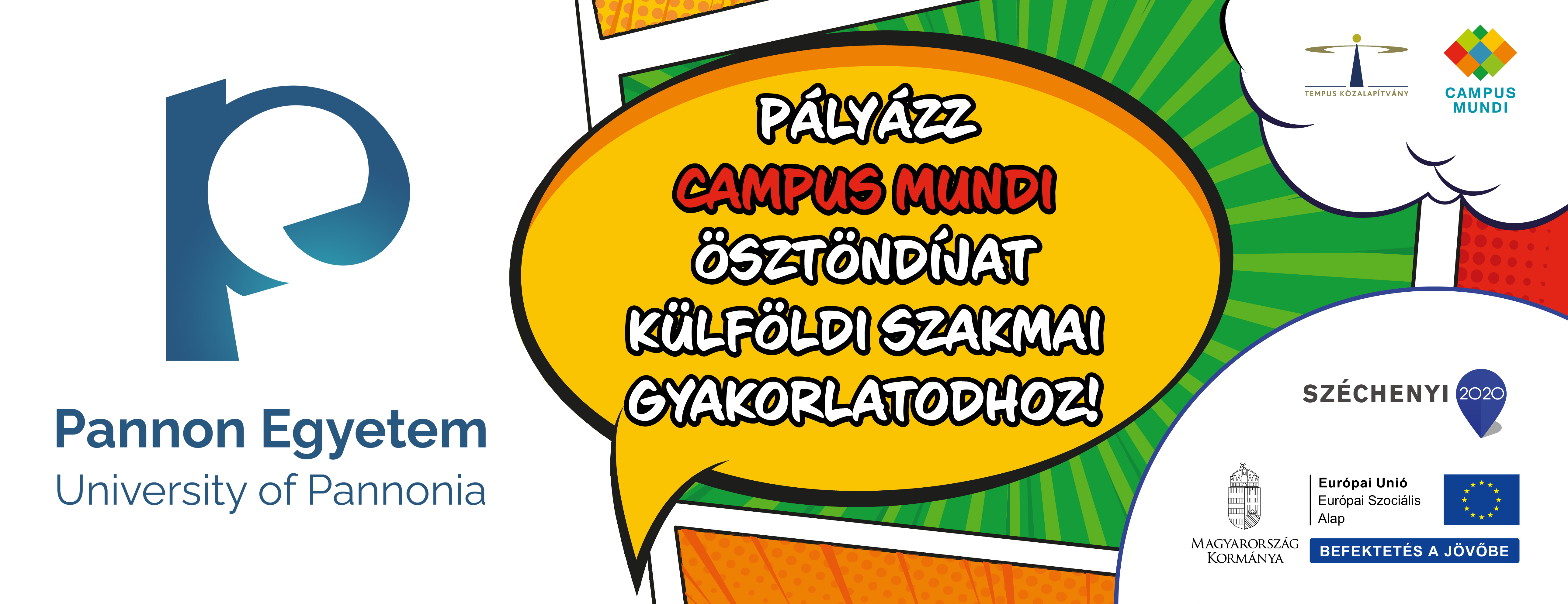 Utolsó Campus Mundi pályázási lehetőség külföldi szakmai gyakorlatra!